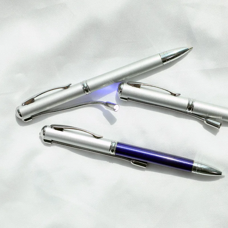 Multi-functional red laser pointer LED flashlight quality metal ballpoint pen