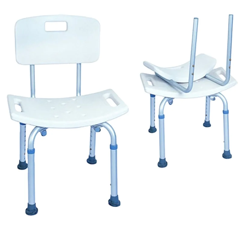 Durable aluminum adjustable bathtub seat for the disabled shower chair shower stool for the elderly