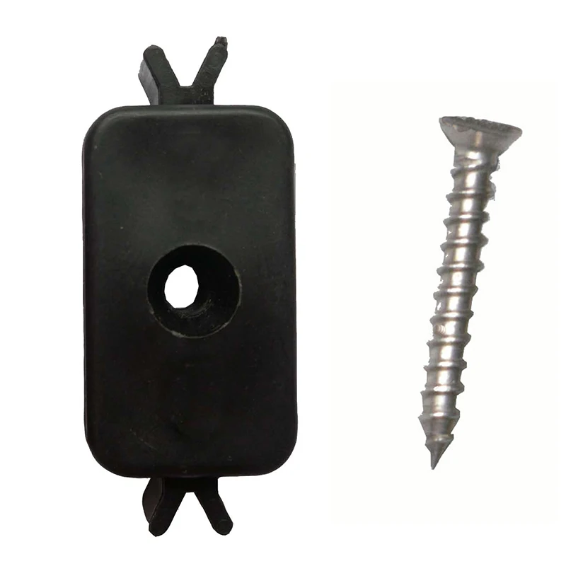 Wood composite wpc decking accessories deck board clips screws fasteners lock plastic clips for floor