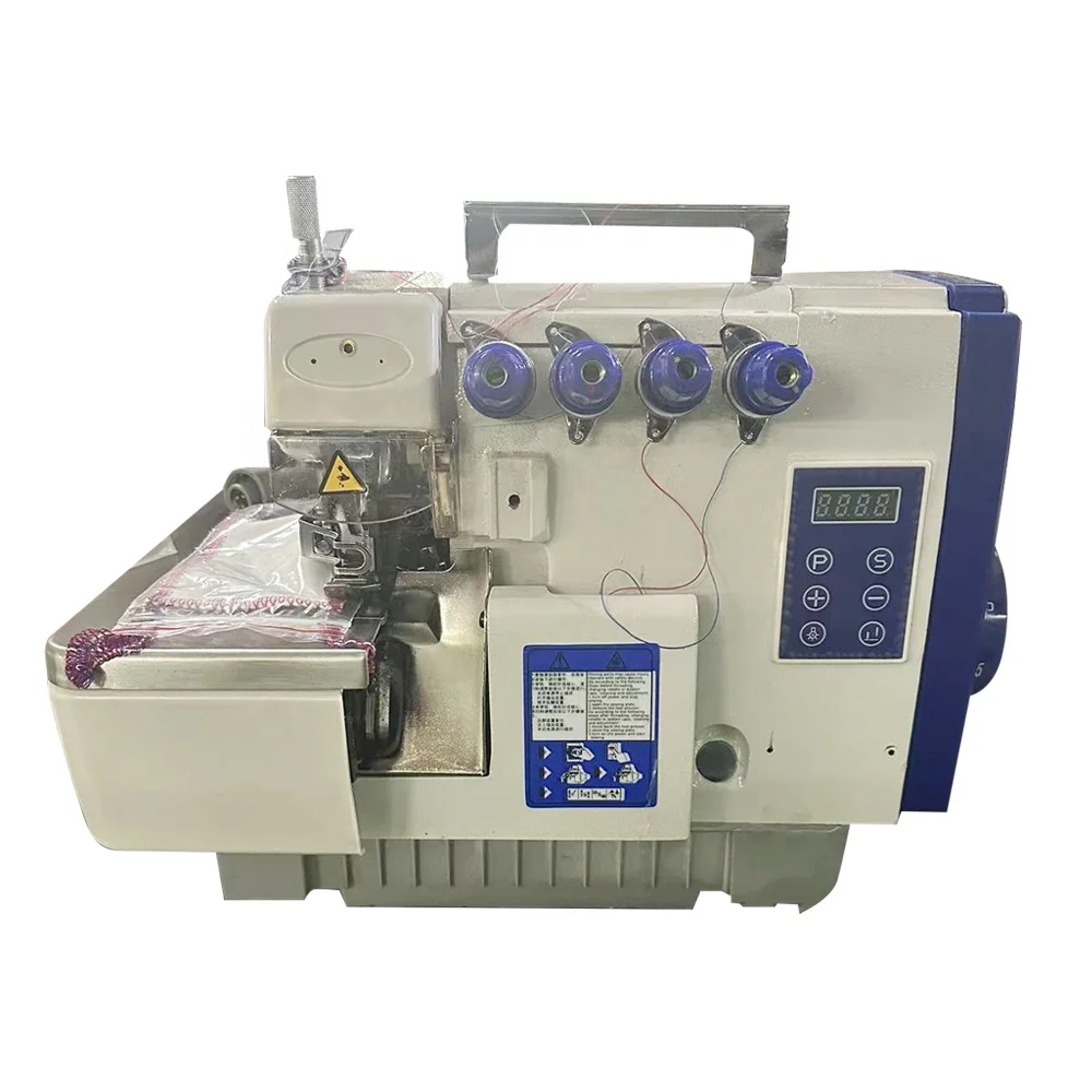 QK-747D High-speed direct drive 4-thread overlock industrial sewing machine