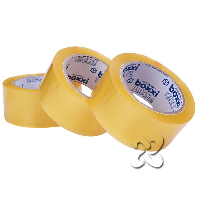 Акриловая лента BOPP на водной основе герметичная картонная клейкая прозрачная Марка 100 упаковочная