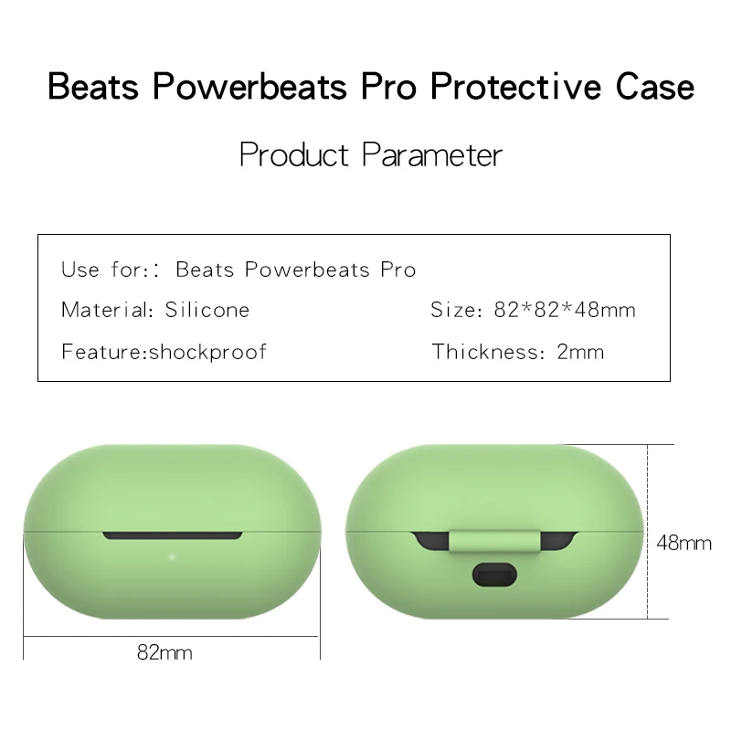 Анти-шок защитный силиконовый чехол для beats powerbeats pro Беспроводной чехол для наушников