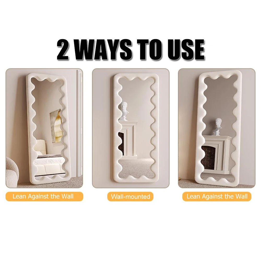 custom hollywood style antique flanner large full length floor stand wooden dressing mirror wall for bedroom  espejo spiegel