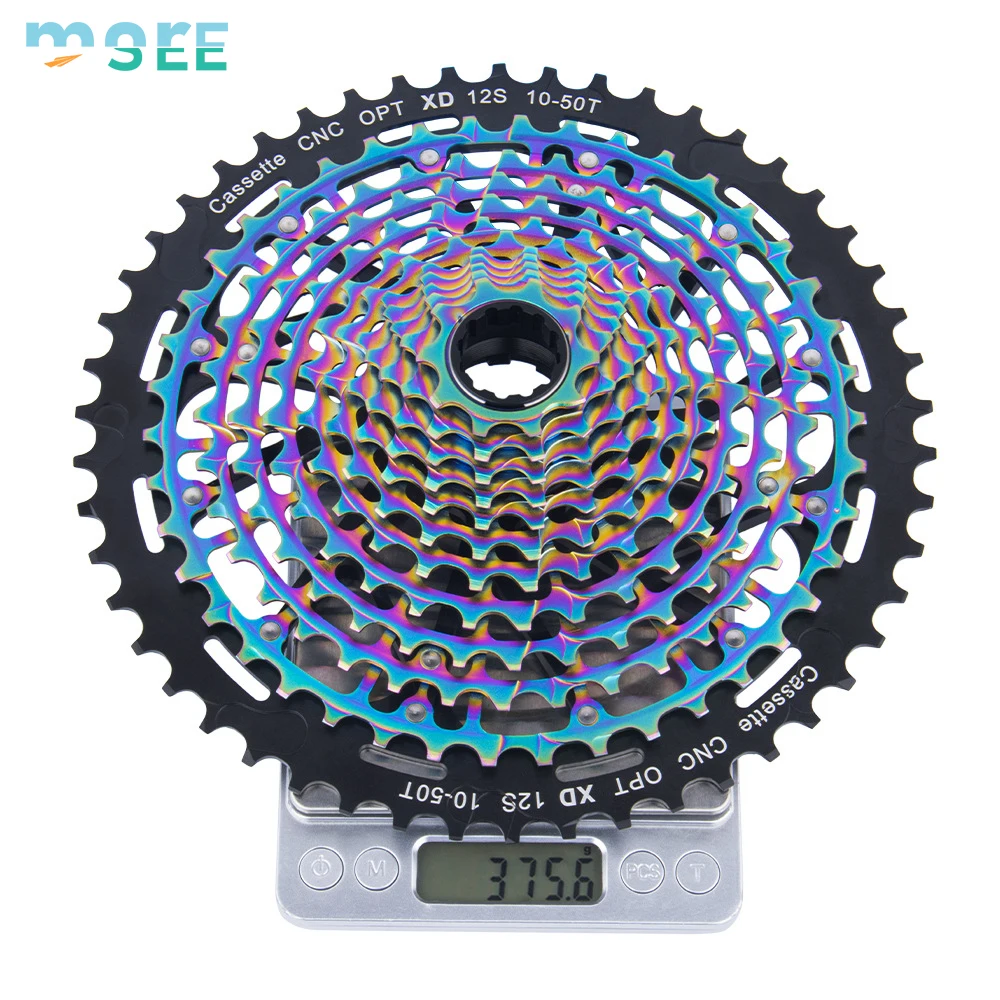 Seemore 10-50T/10-52T MTB Cassette Lightweight 8-12 Durable Bracket Speed Ultra-light Bike Cassette