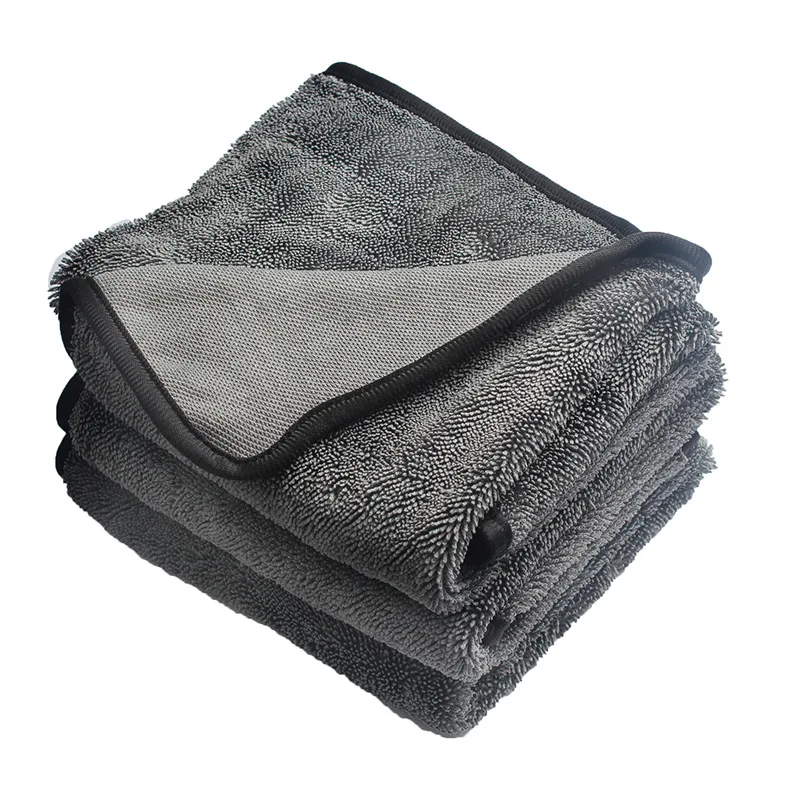 1200gsm woven rags high quality quick-dry cleaning large car glass care detailing microfiber drying wash car towels