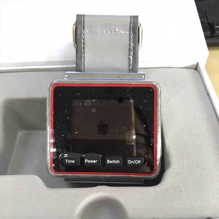 650nm 11 laser lllt low level cold laser blood pressure apparatus light therapy wrist watch device