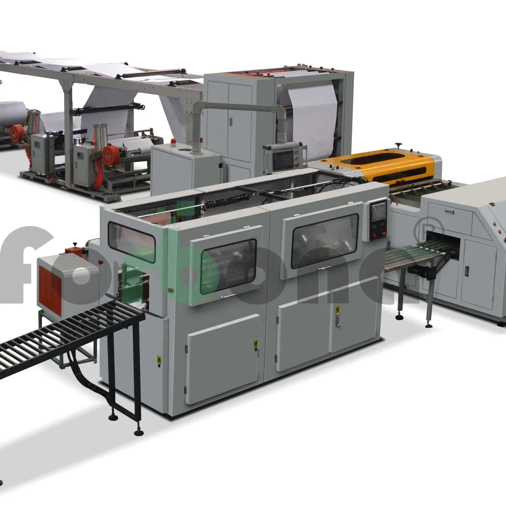
A4 PAPER COPY PAPER MAKING MACHINE CUTTING WITH PACKING WRITING PAPER PRODUCTION LINE 