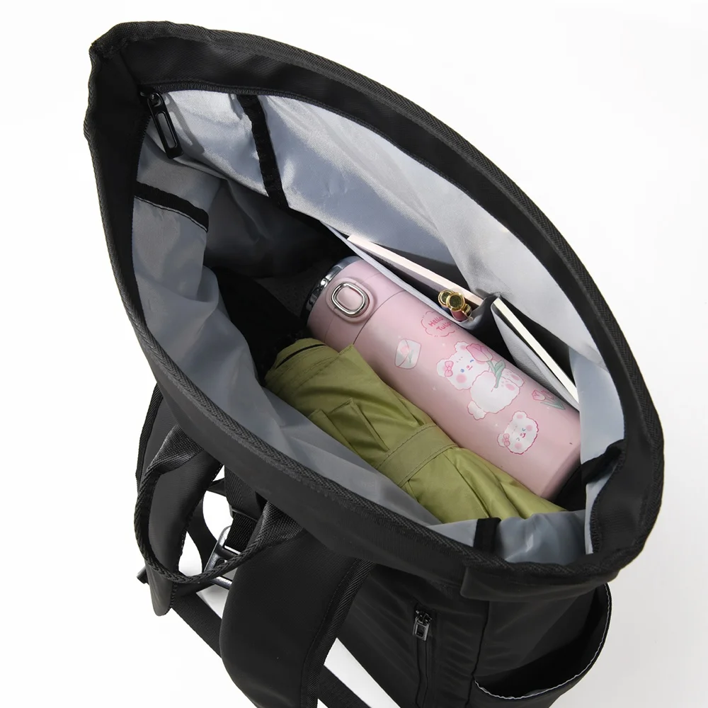 Customized print durable light waterproof shopping bag double layer PU coated eco bag