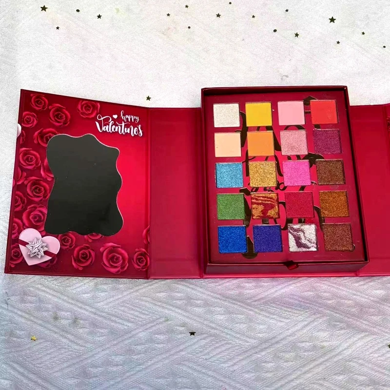 Wholesale High Pigments 9 colors eyeshadow pallet  Colorful Long Lasting Glitter eyeshadow