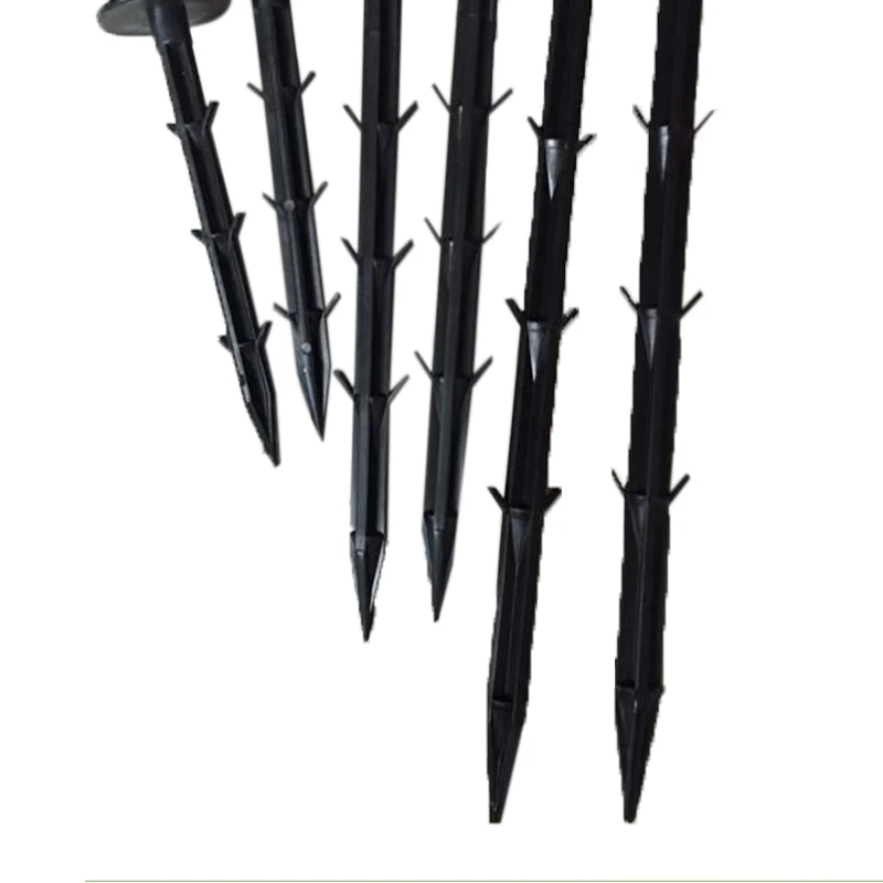 
high quality mulch pegs for fixing weed mat,plastic nail, mulch pegs in gardening 