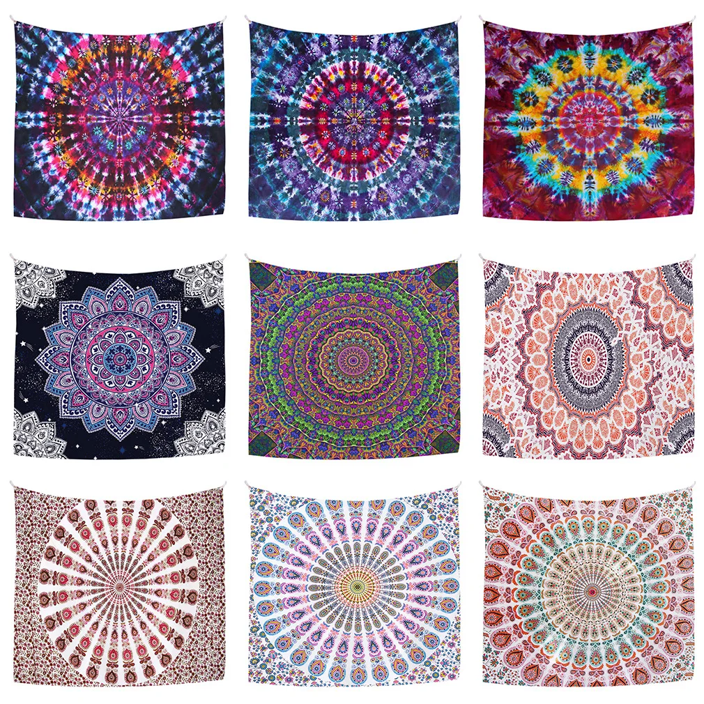 Custom tapestry Wall Mandala Series Tapestry Decoration Hanging Background Fabric Tapestry