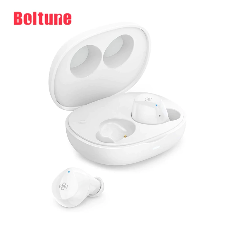 Boltune BT-BH021 Noise-Reducing True Stereo Earphone Wireless Earbuds with Mic Handsfree HiFi Headphones