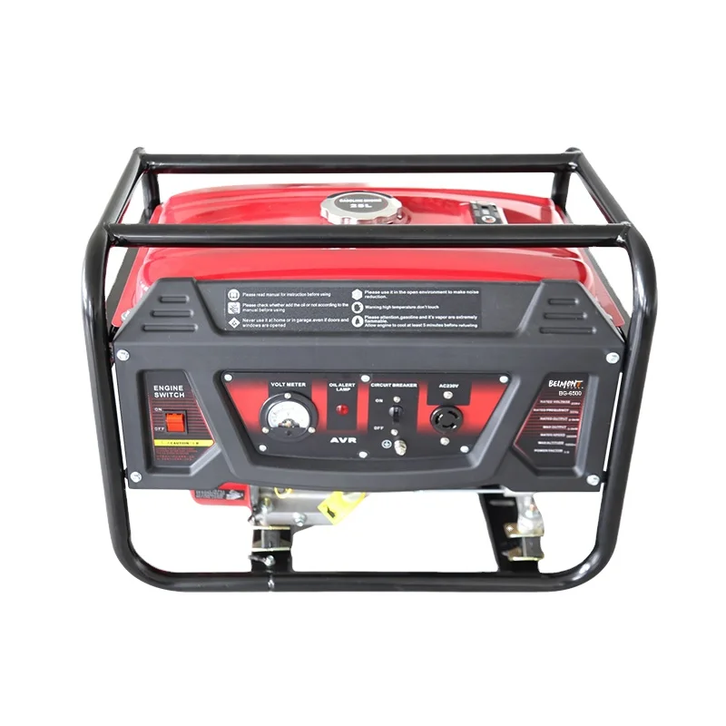 50Hz 12V 8.3A Open Frame 6KW 6.5KW 7KW 7.5KW 10kw Inverter Gasoline Generator for Home Backup