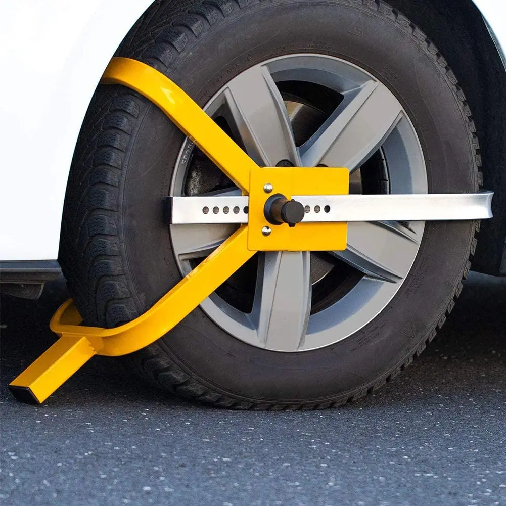 Tiroflx Wholesale adjustable car anti-theft steering wheel clamp lock tire lock car center lock