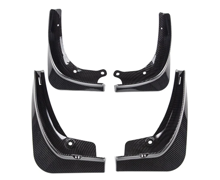 New Arch Wheel Eyebrow Protector Car Black 4 Pcs Pocket Sets Mud guard Sticker For Tesla model 3 2017-2021