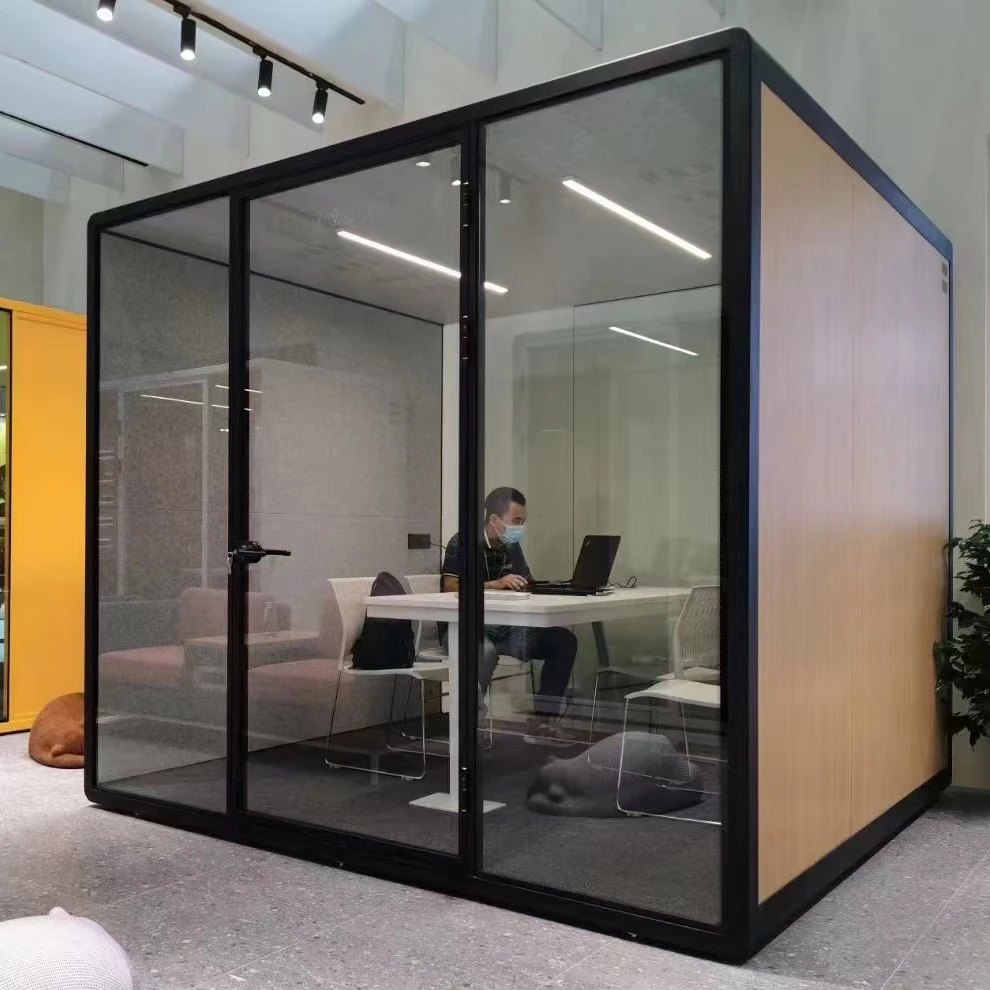 OEM soundproof box cell phone unlock boxes Detachable soundproof cabin for office