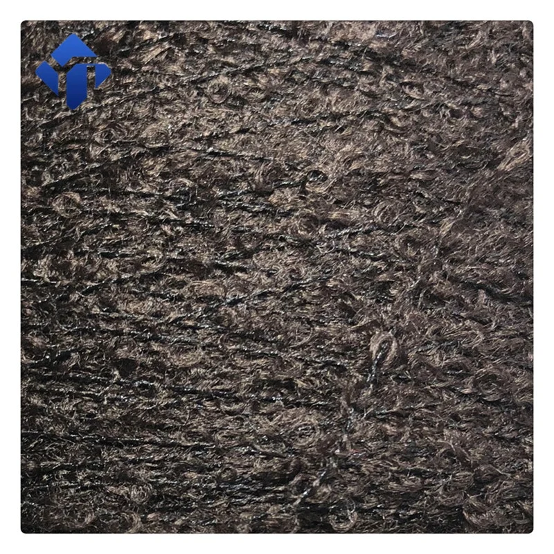 
Factory multicolor polyester mohair boucle woolen yarn for knitting 