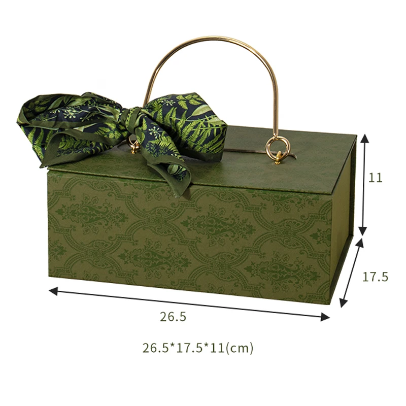 High quality folding scarf tie silk scarf candle cosmetic paper box custom logo magnet paper box packaging