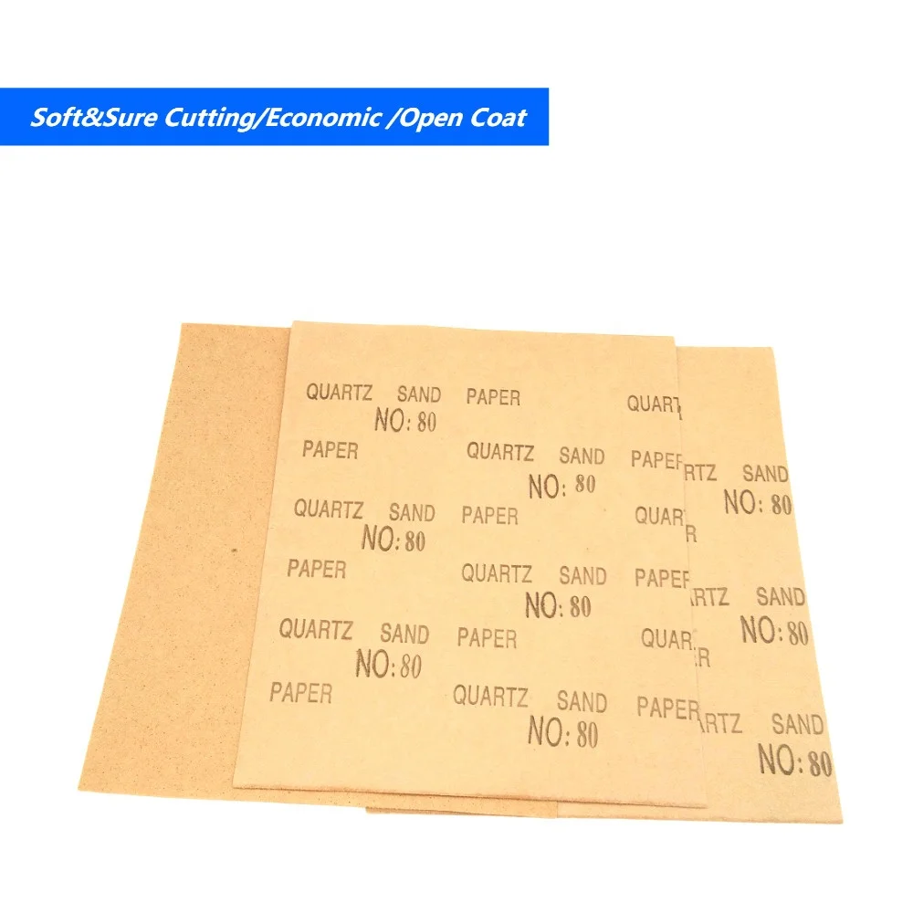  Konaflex-general 9x11 дюймов экономичные кварцевые наждачные листы абразивная бумага