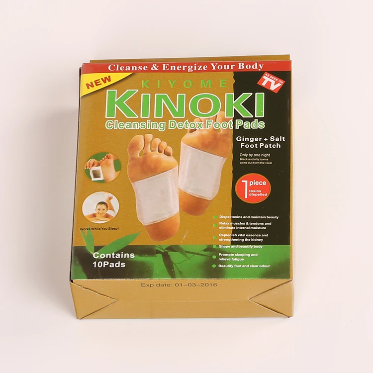 Kinome kinoki Herbal Ginger detox foot patch 10 Pack