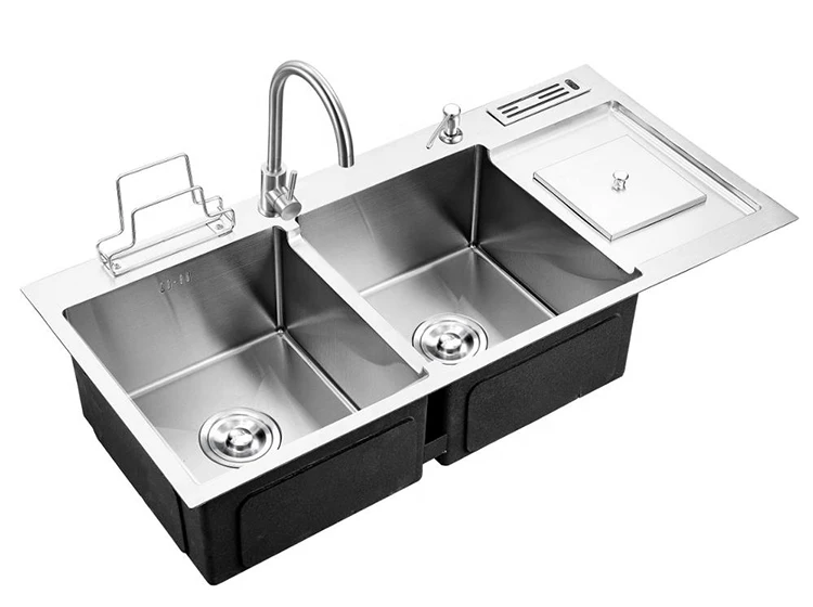 Handmade Sink Kitchen Faucets for Hotel Hot Selling Oem Luxury Modern Rectangle 304 Stainless