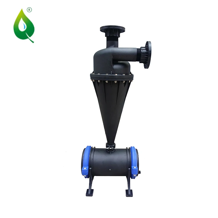 Сельскохозяйственный пластиковый центробежный Пескоструйный фильтр для очистки воды