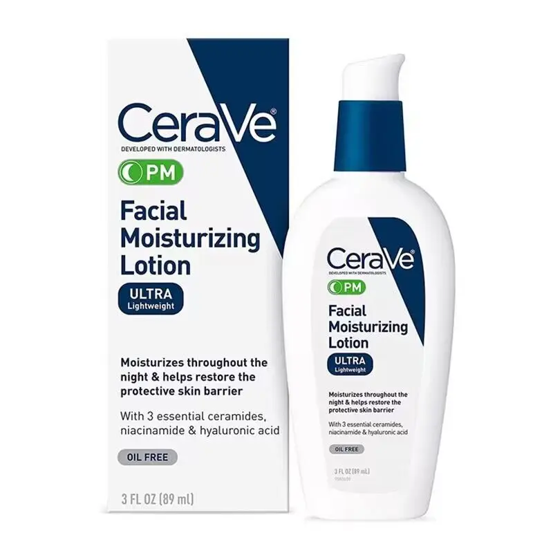Ceraves 89ML Hyaluronic Acid AM PM Facial Moisturizing Lotion Cream Ultra light-weight Day and night Lotion