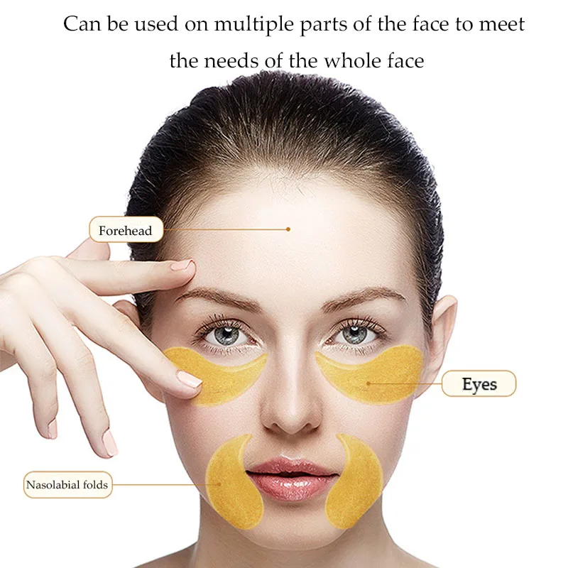 Hot Sell Private Label Propolis 24K Gold Eye Mask Under Eye Patches