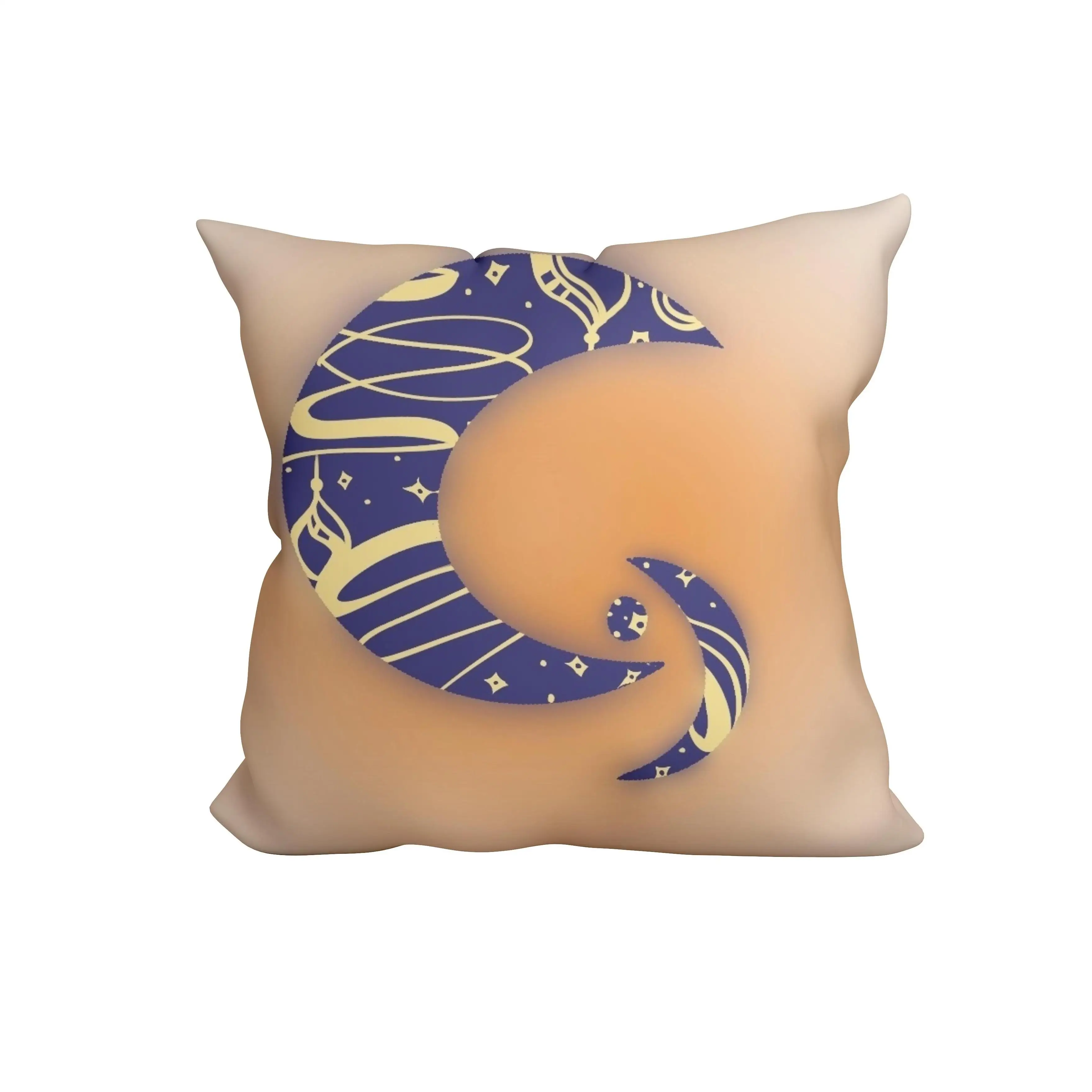 Pillow Case With Zipper Moroccan Wholesale Polyester Types Of With Custom Box Hotel Black Pillow Case Backdrop Double-Sided