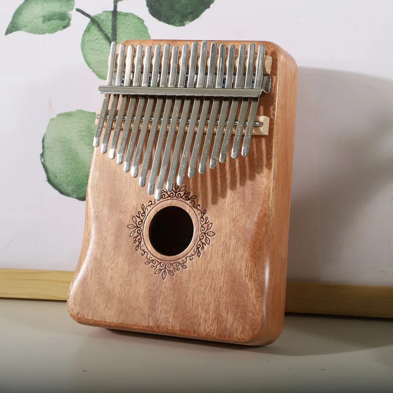 
mahogany kalimba musical instrument Kalimba 17 Keys Thumb Piano LKG-02 