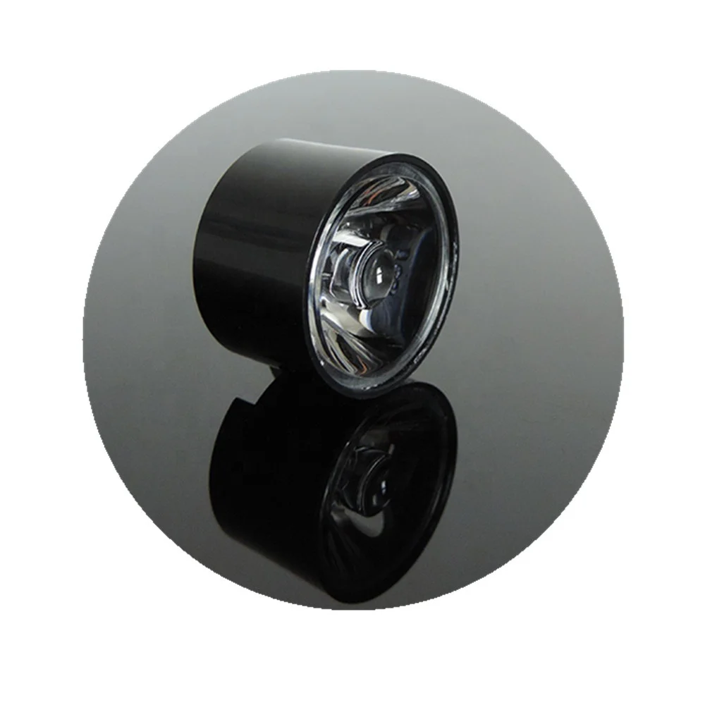 Clear / Bead / frost 20mm Pmma led lens 25 degree 30 degree with holder for 1W 3W power led