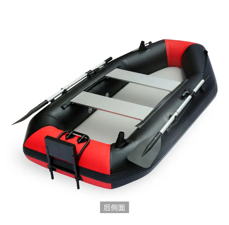 inflatable raft fishing boat with high pressure pvc air tube and air deck floor