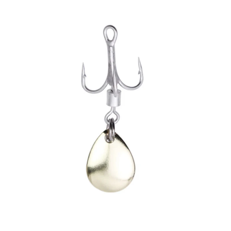 TB Fishing Hook Treble Hook with spoon Fishing Tackle 6#8# High Carbon Steel fishhook spinner bait