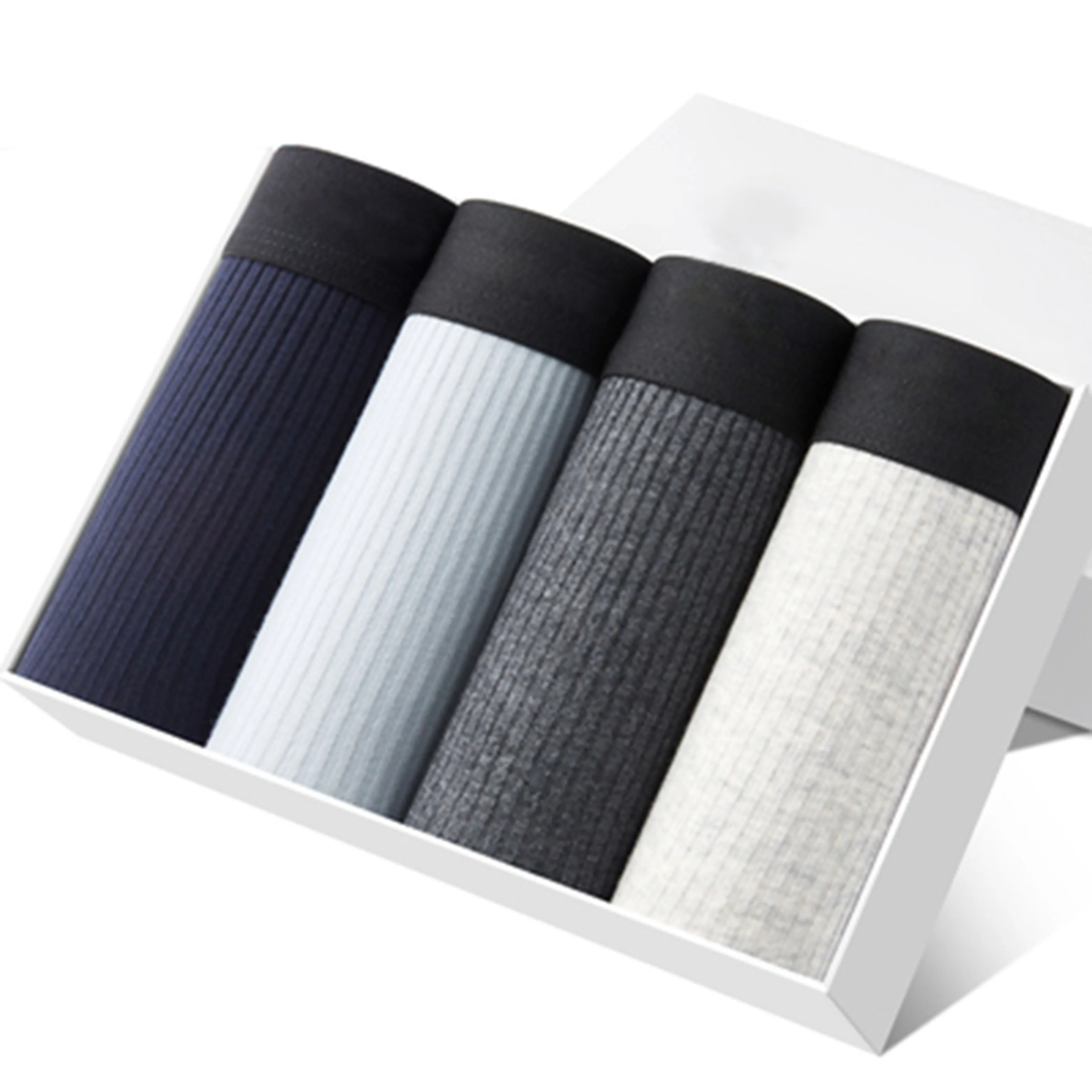 OEM Cotton Panties Men Underwear Mid-waist Solid Color Boxers Brief Man for Men Cotton