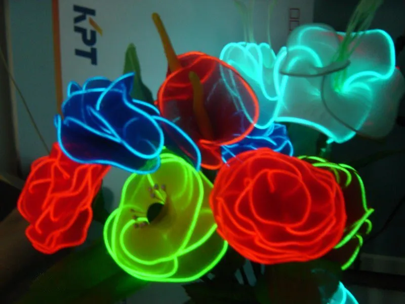 Лидер продаж с фабрики светодиодная неоновая проволока светящаяся электрическая по низкой