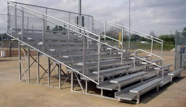 MC-8F outdoor metal structure bleacher for the football cricket education public events
