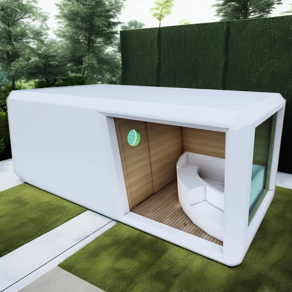 swedish luxury sexks sauna portable room 40ft prefab house therapy cabin steam rooms wet sauna with swim hot tub spa pool