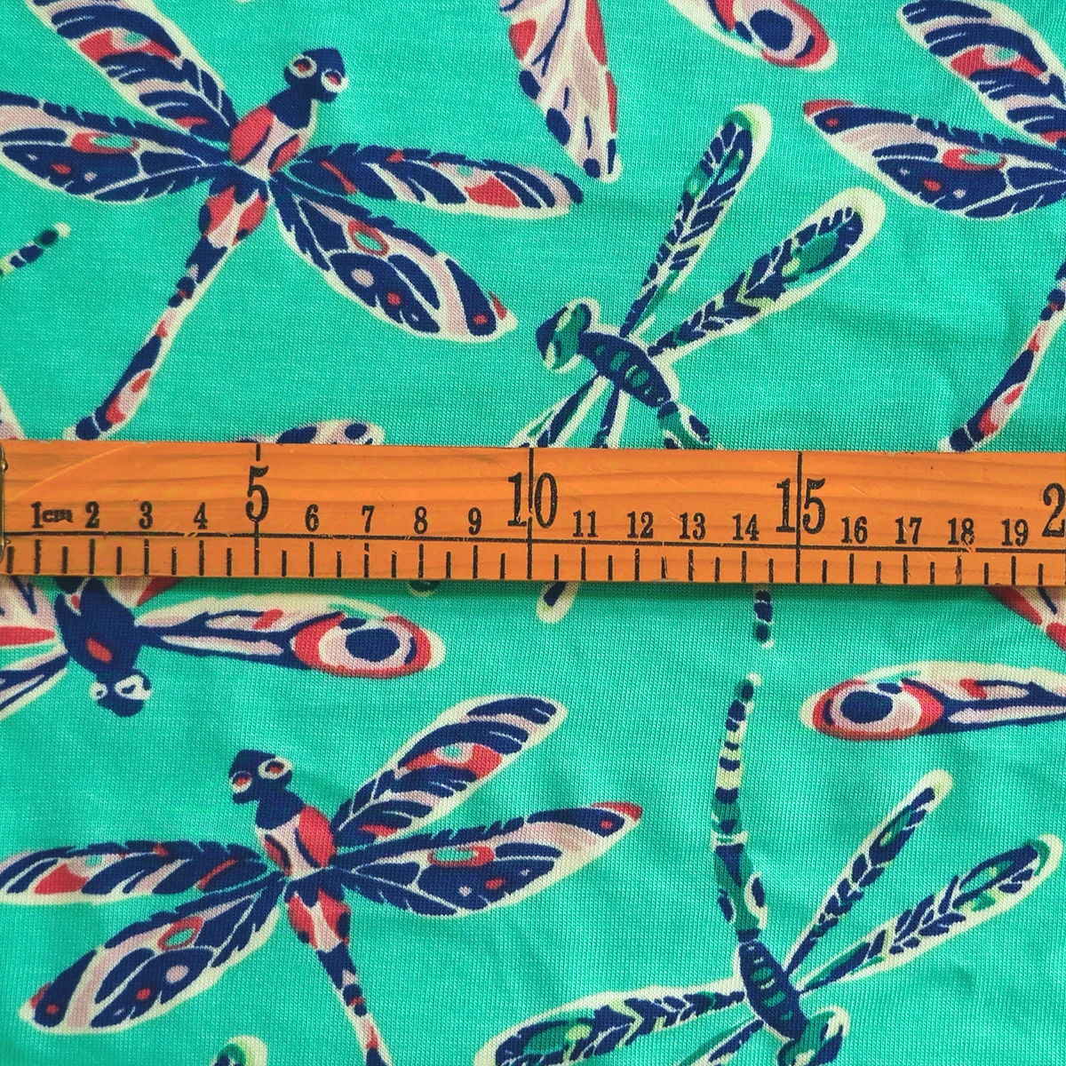 Custom Wholesale Anti-Bacteria 70% Bamboo 30% Cotton Dragonfly Printed Single Jersey Fabric For Women Clothing