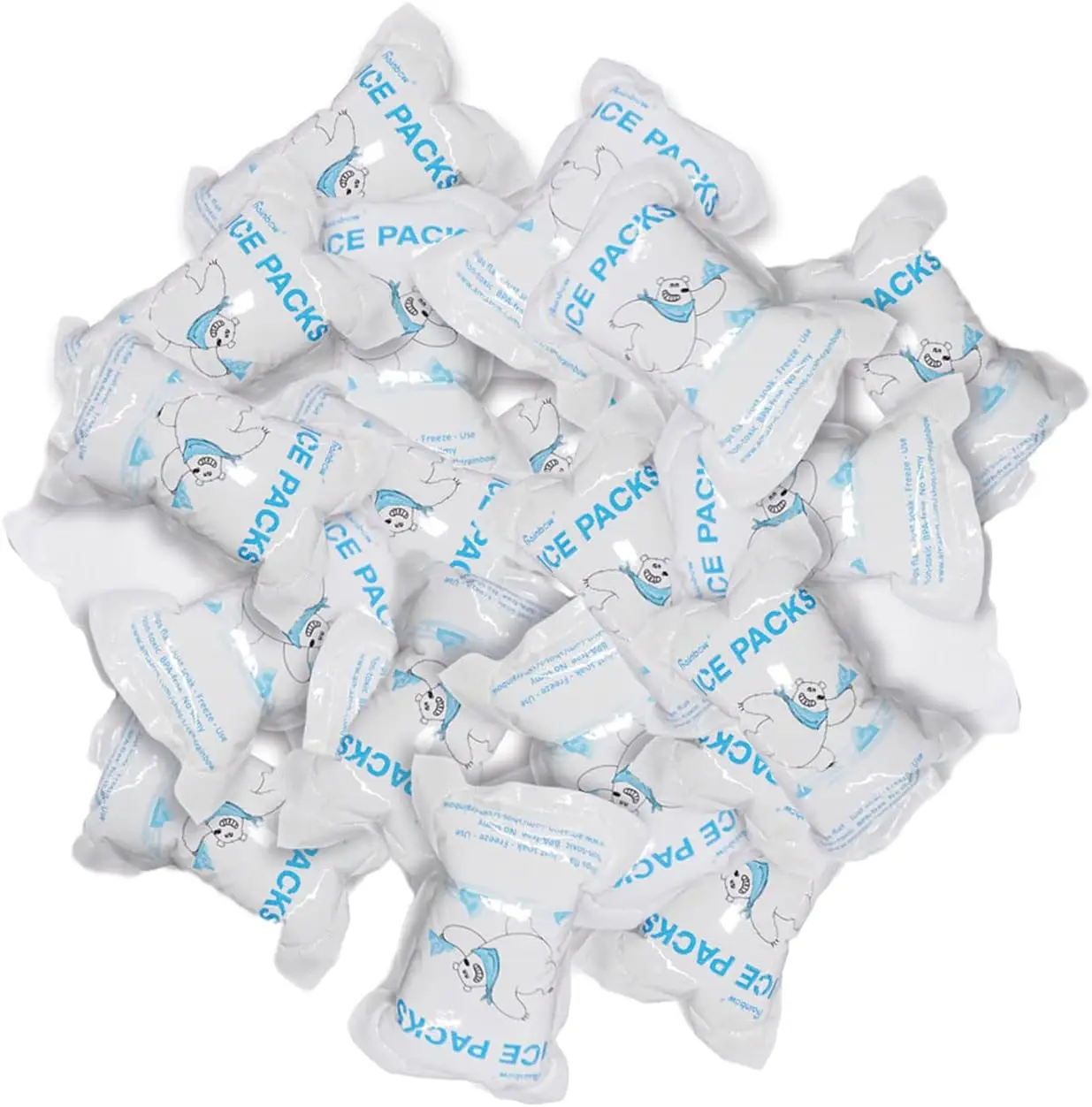 custom reusable blue fill water reusable instant cooling gel instant cold gel ice pack freezer with logo for cooler shipping