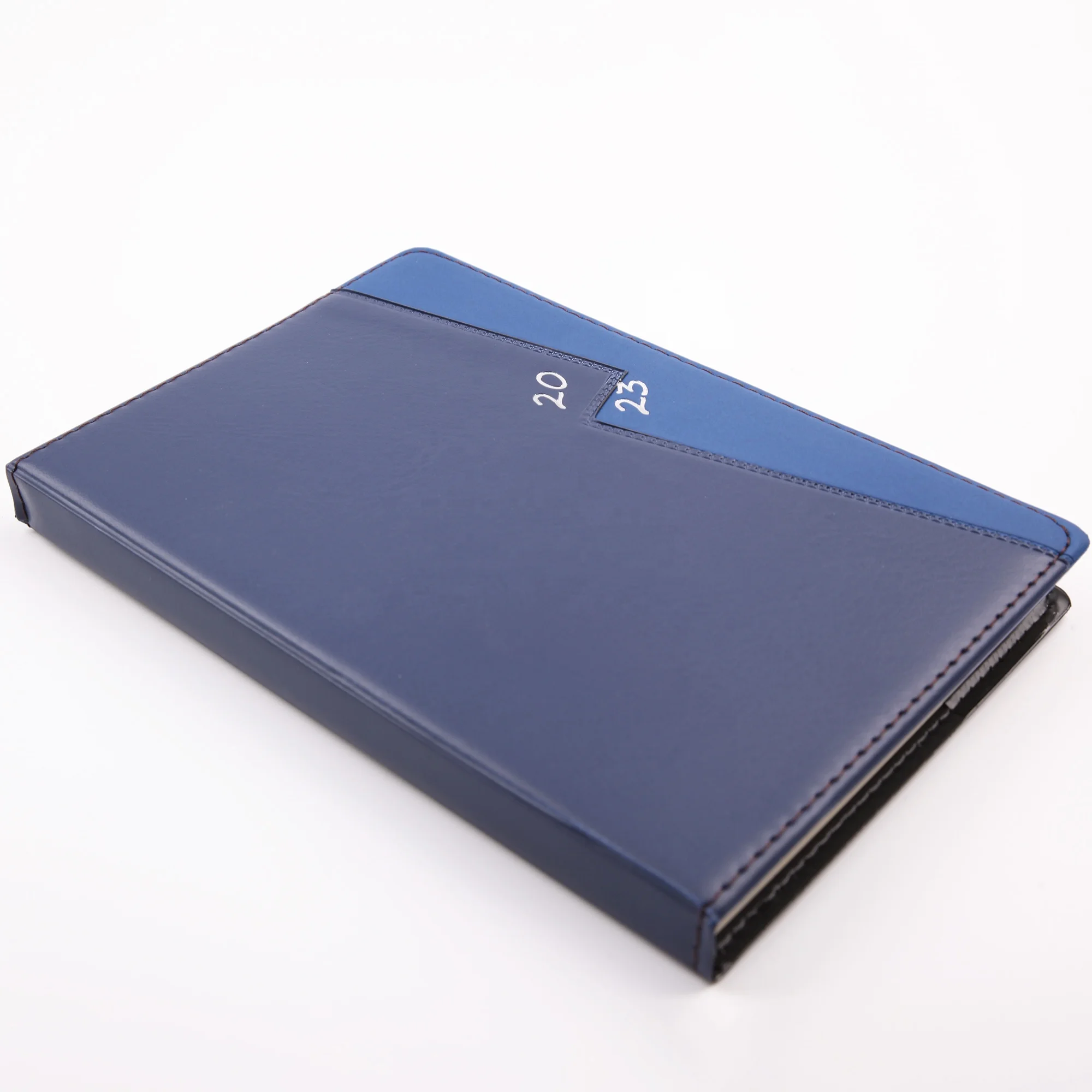 Lightning Stitching Personalized Stationary Customizable Calendar Diary Hot  Silver Planner Pu Leather Journal Notebook 2023