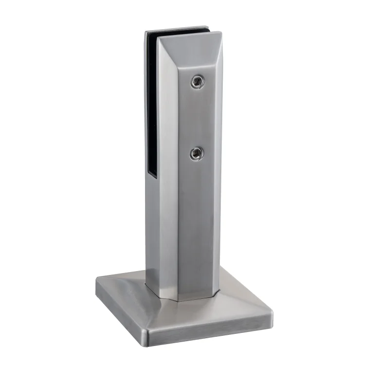 Stainless Steel Balustrade Stair Handrails Glass Railing Clamp Spigot Floor Mounted For Swimming Pool Fencing