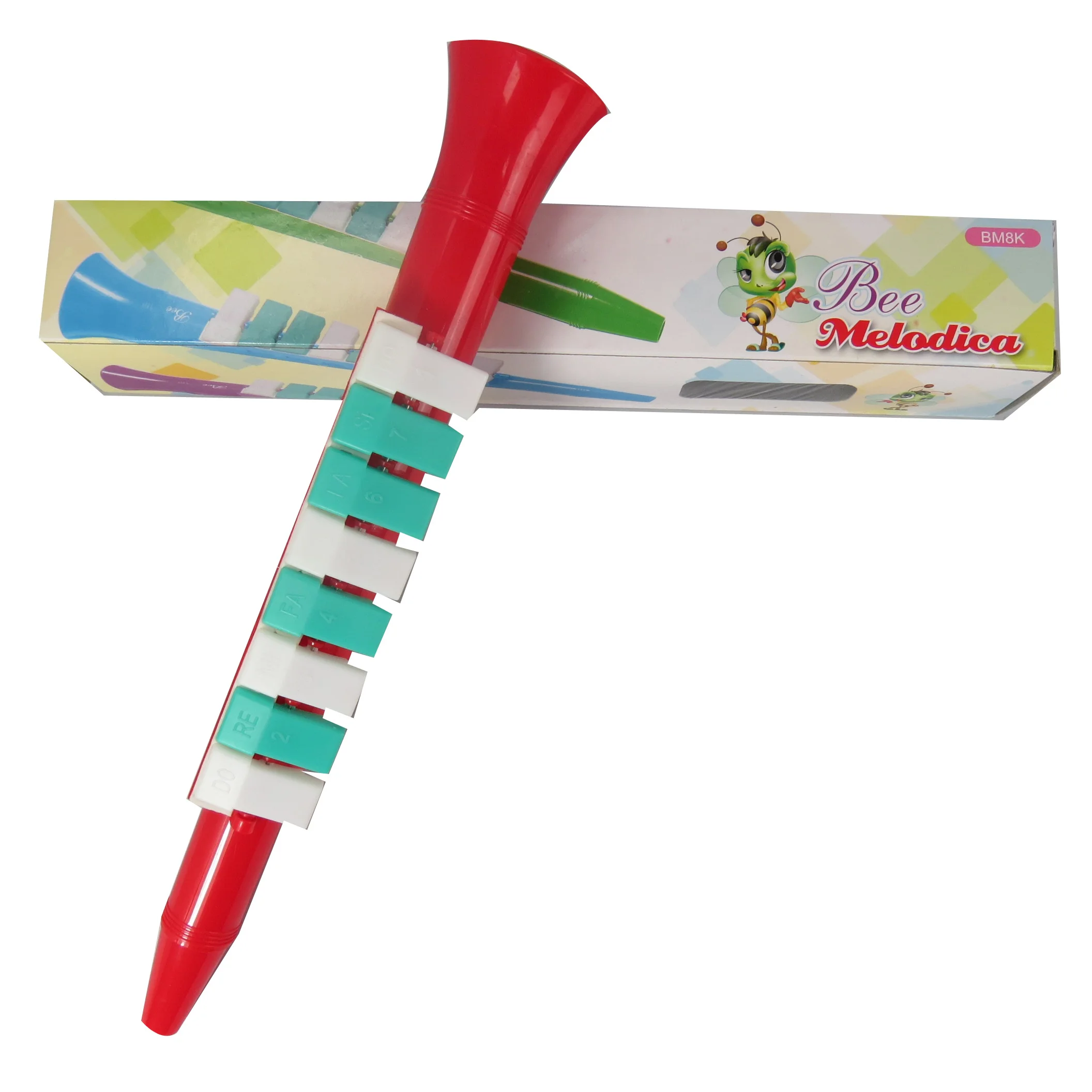 BM8K melodica high quality kids melodica bee 8 keys toy organ melodica