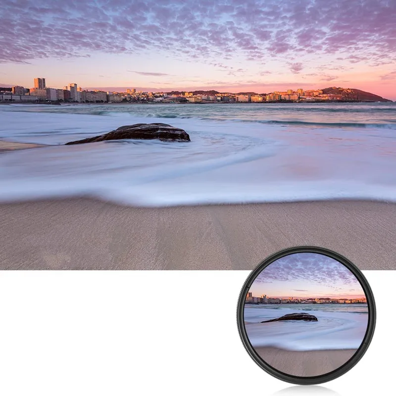 77mm Variable ND Filter  ND2-ND400  Camera Lens Filter Neutral Density ND Filter