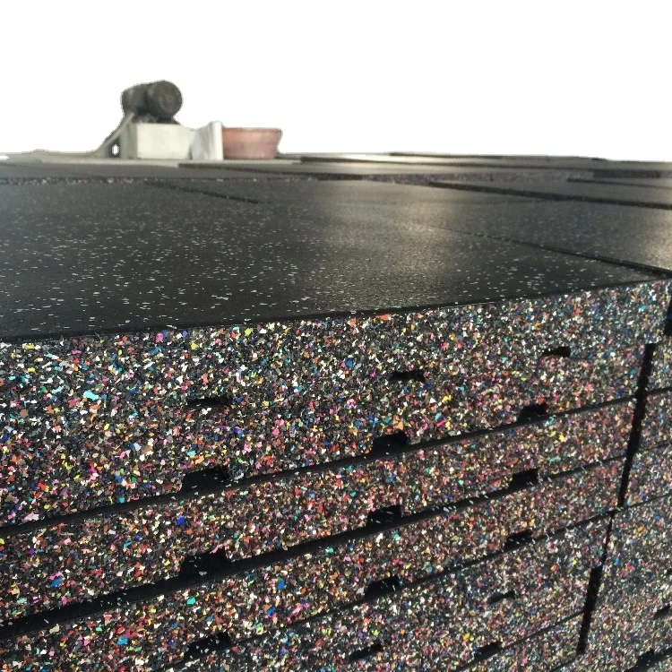 Cross training Equipment Noise Reduction Water Proof EPDM Gym Rubber Floor