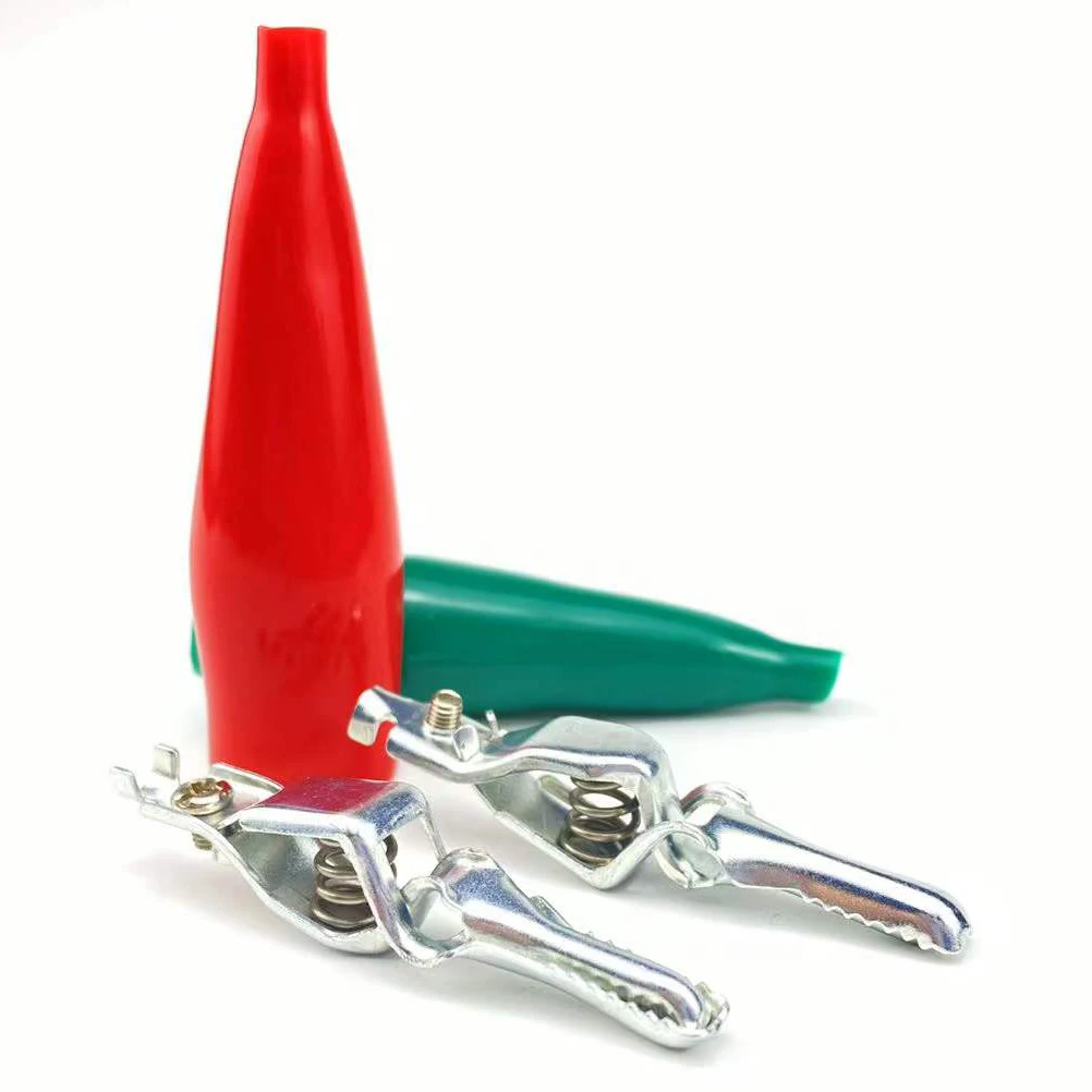 Индивидуальный маленький длинный зажим крокодил металлические защитные изоляционные зажимы