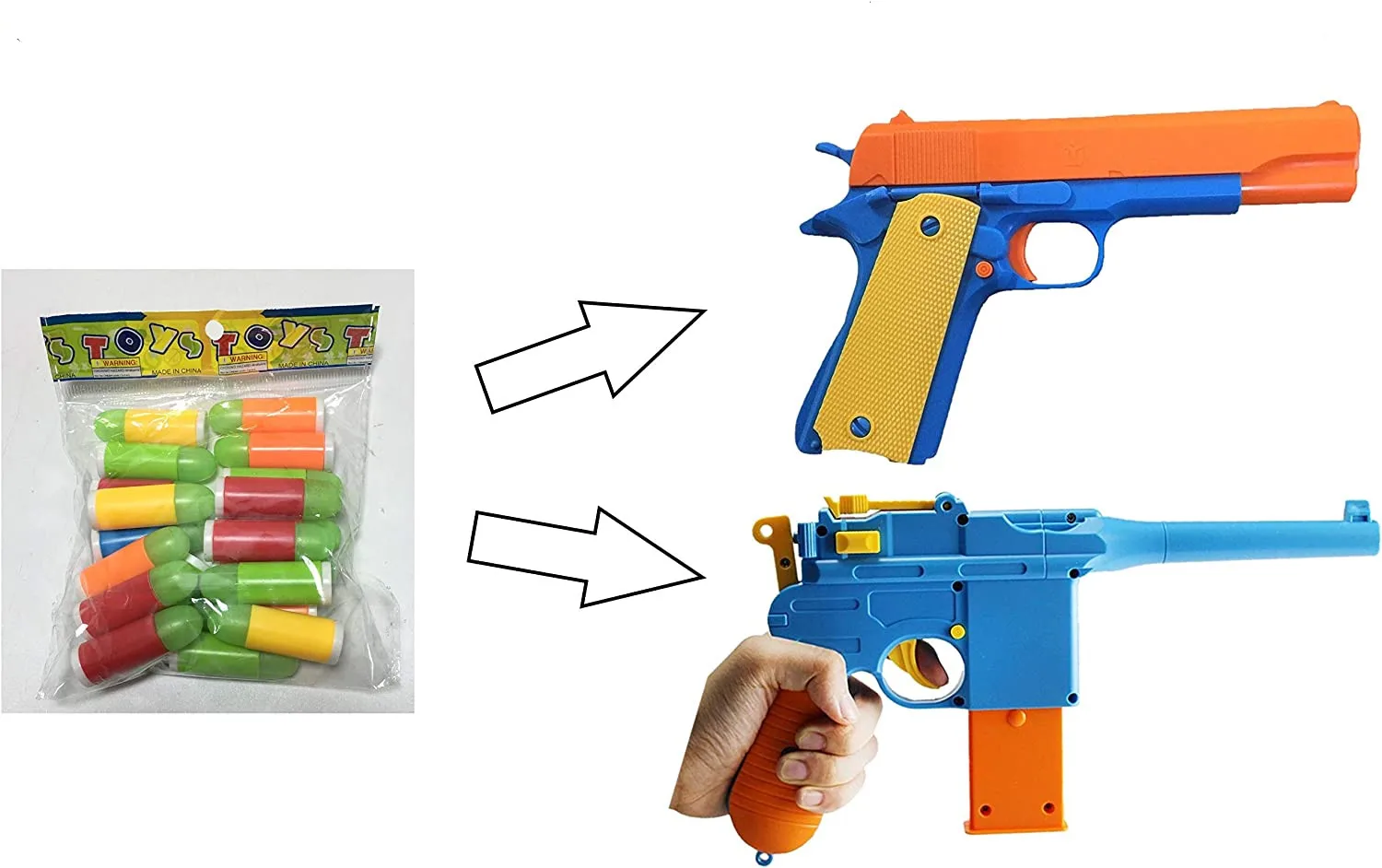 Игрушка для упражнений, детский пластиковый полуавтоматический пистолет для физической координации, безопасный игрушечный пистолет с мягкими пулями для детей, пистолет для мальчиков