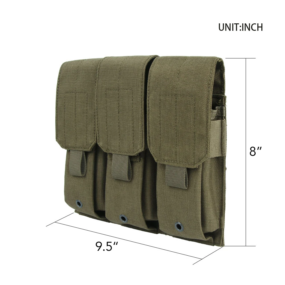 Тактическое снаряжение MOLLE Тройная сумка