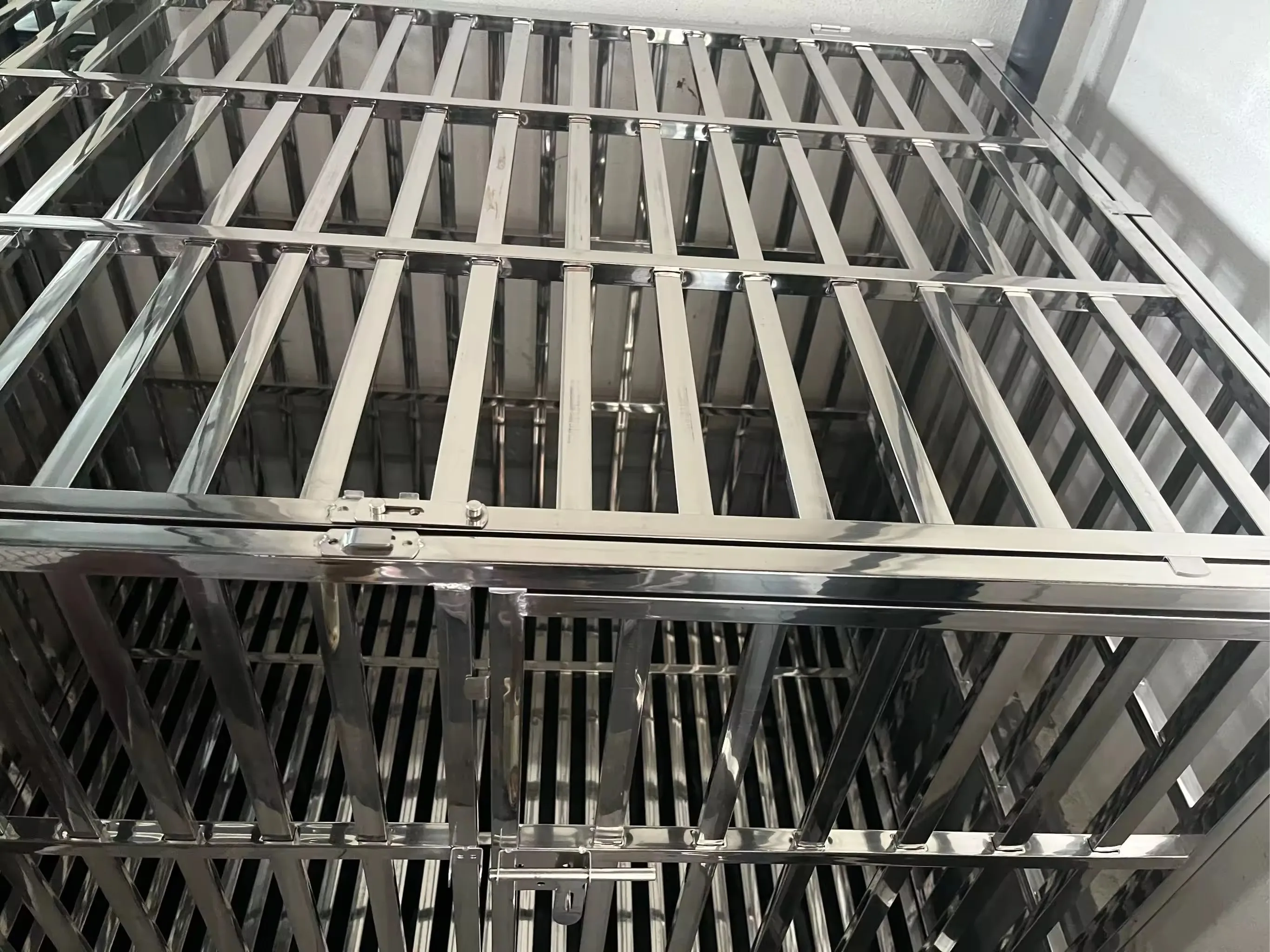 Профессиональная Заводская клетка для собак из нержавеющей стали маленькая Складная Клетка больших настоящие вещи