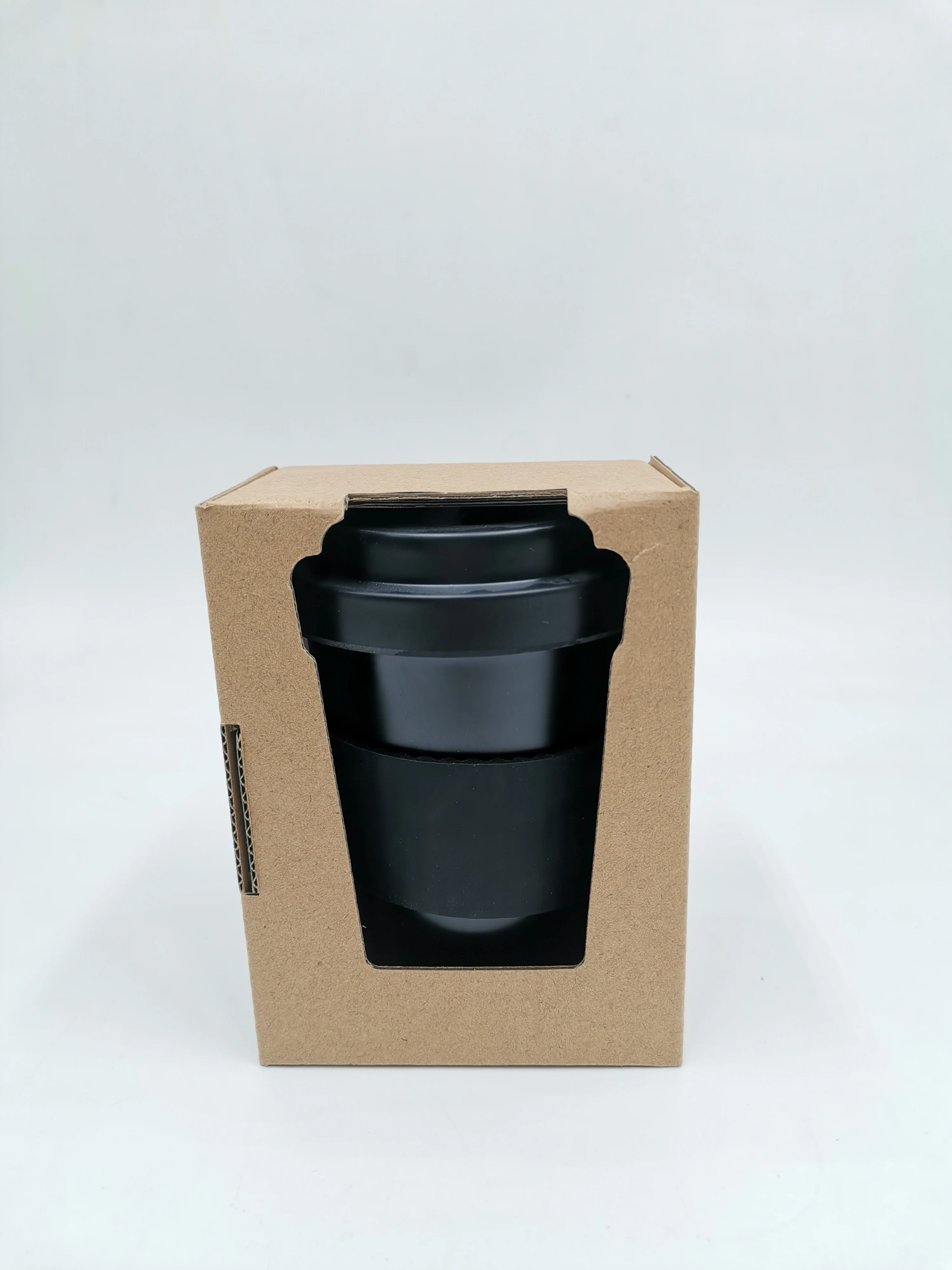 2022Wholesale   Russian style hot selling Custom Natural materials 12OZ Bamboo Fiber Reusable Coffee Mugs