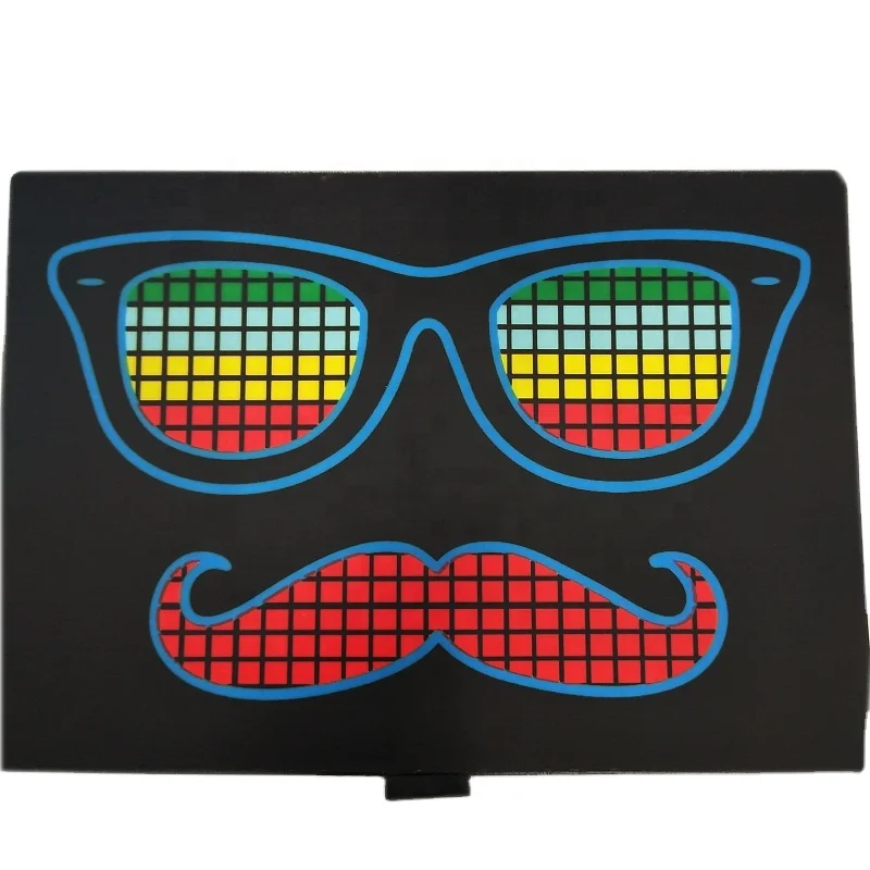 Самый продаваемый фабрики поставляют Мульти-цвет по индивидуальному заказу EL panelsound, реагирующая на панель подойдет к любому образу и на Рождество